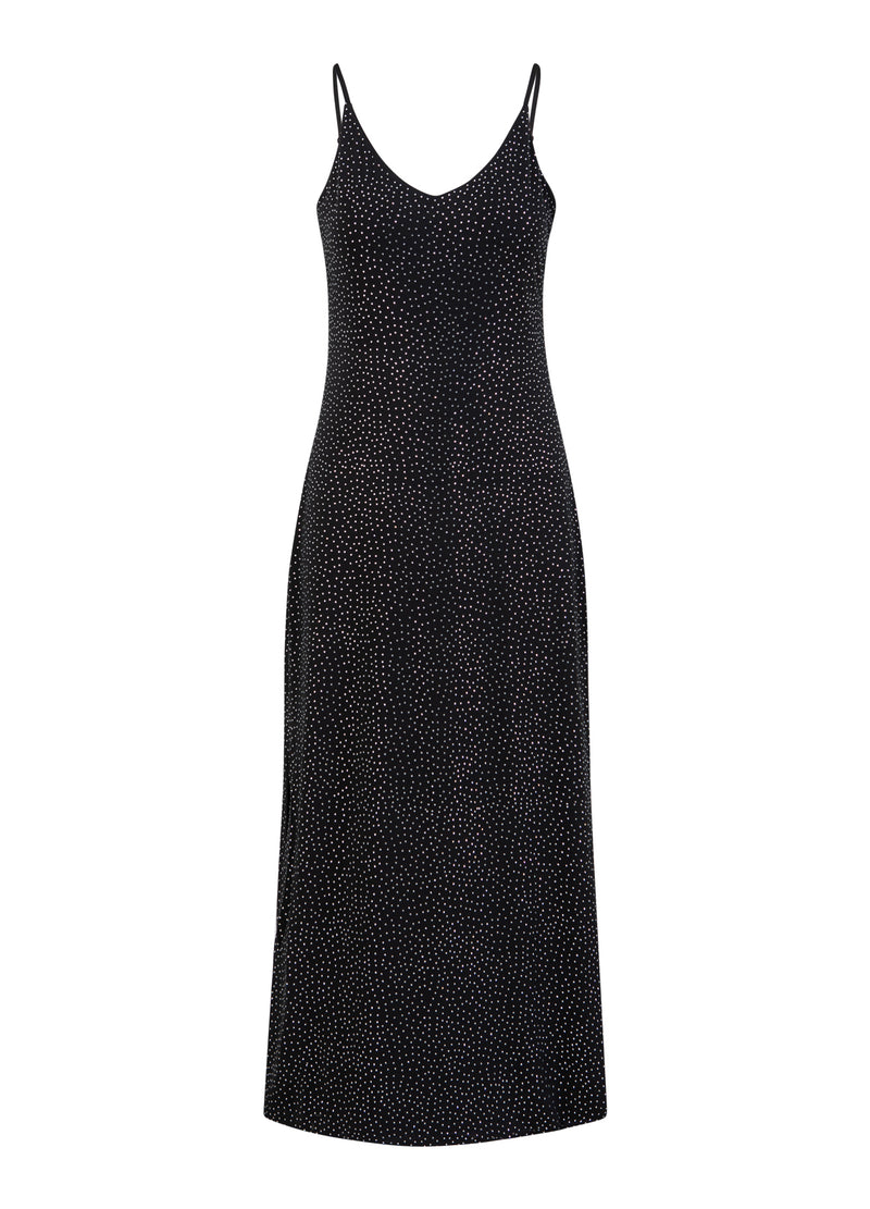 Coster Copenhagen RHINESTONE DRESS Dress Black - 100