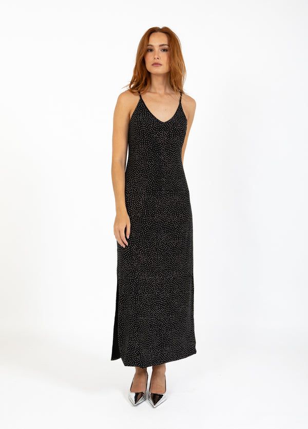 Coster Copenhagen RHINESTONE DRESS Dress Black - 100