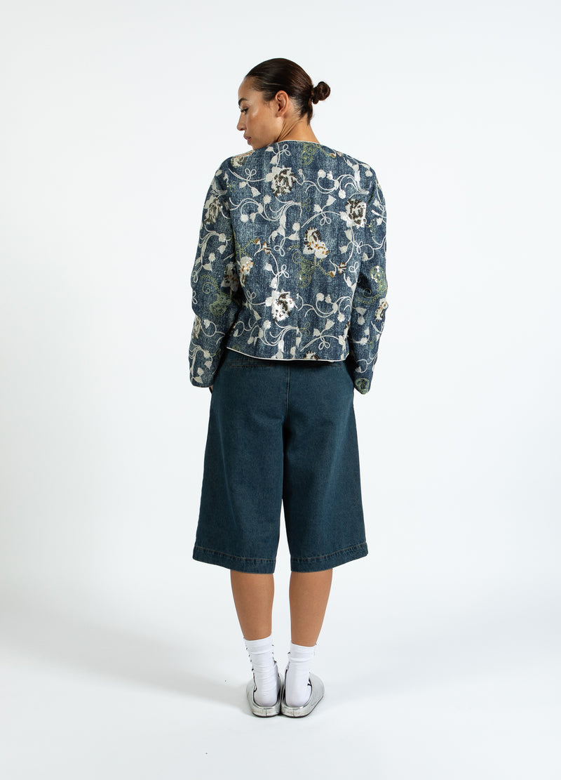 Coster Copenhagen SEQUINS DENIM JACKET Blazer Denim sequins - 594