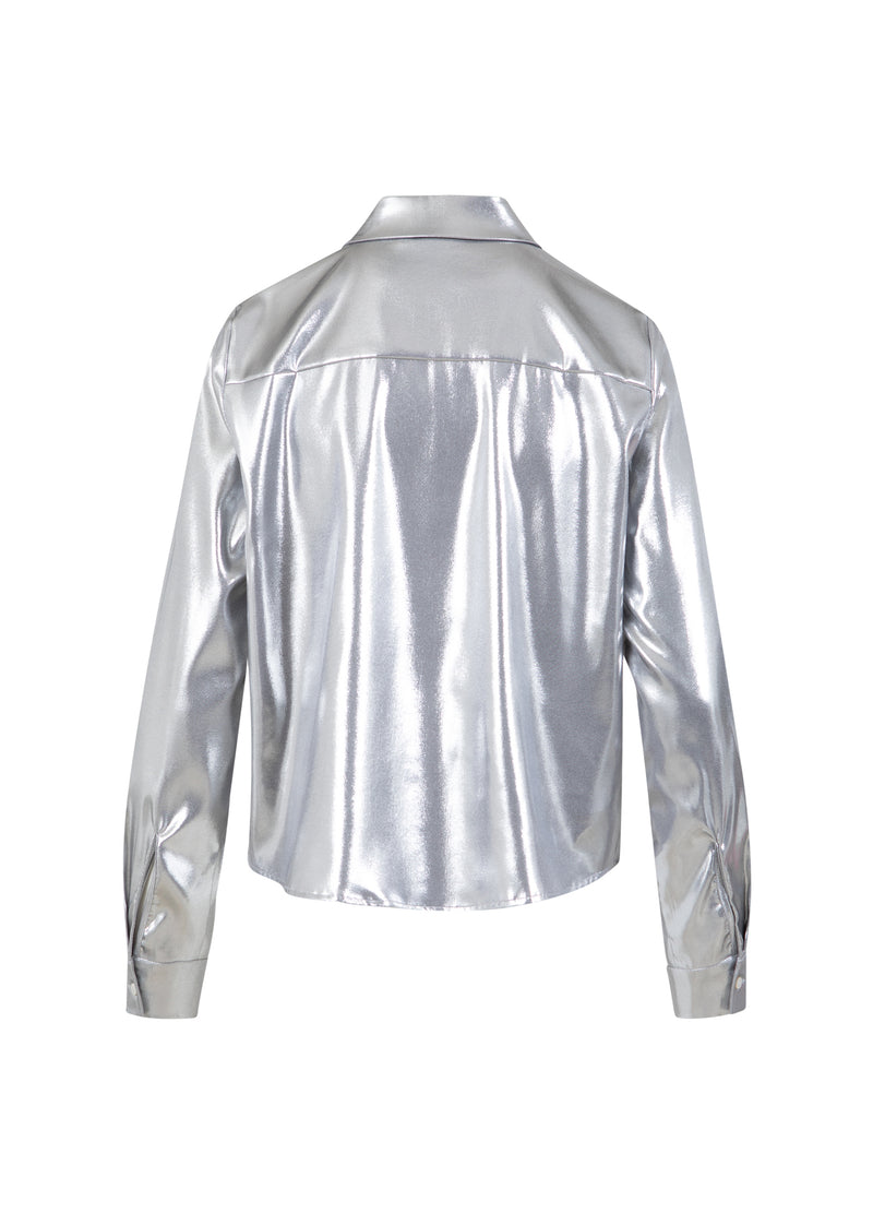 Coster Copenhagen SHIMMER SHIRT Shirt/Blouse Silver - 211