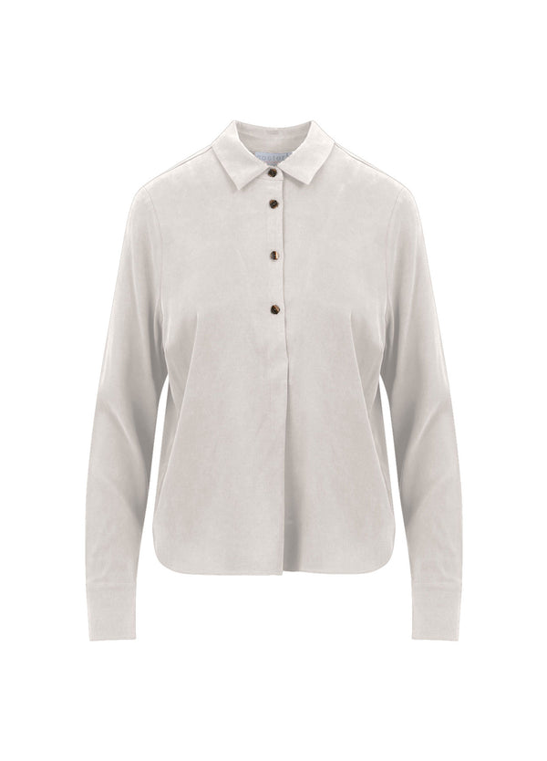 Coster Copenhagen SHIRT IN CUPRO STRETCH Shirt/Blouse Off white - 201
