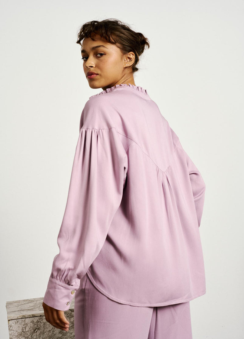 Coster Copenhagen SHIRT IN ECOVERO LENZING VISCOSE Shirt/Blouse Dusty purple - 855
