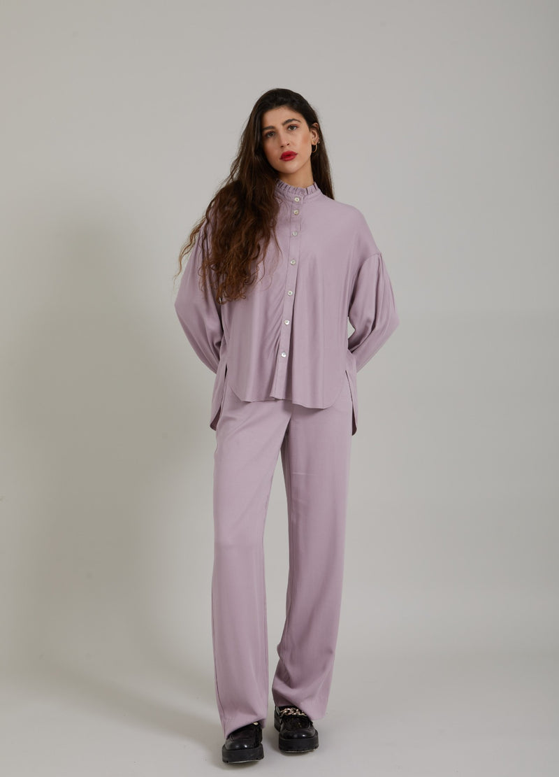 Coster Copenhagen SHIRT IN ECOVERO LENZING VISCOSE Shirt/Blouse Dusty purple - 855
