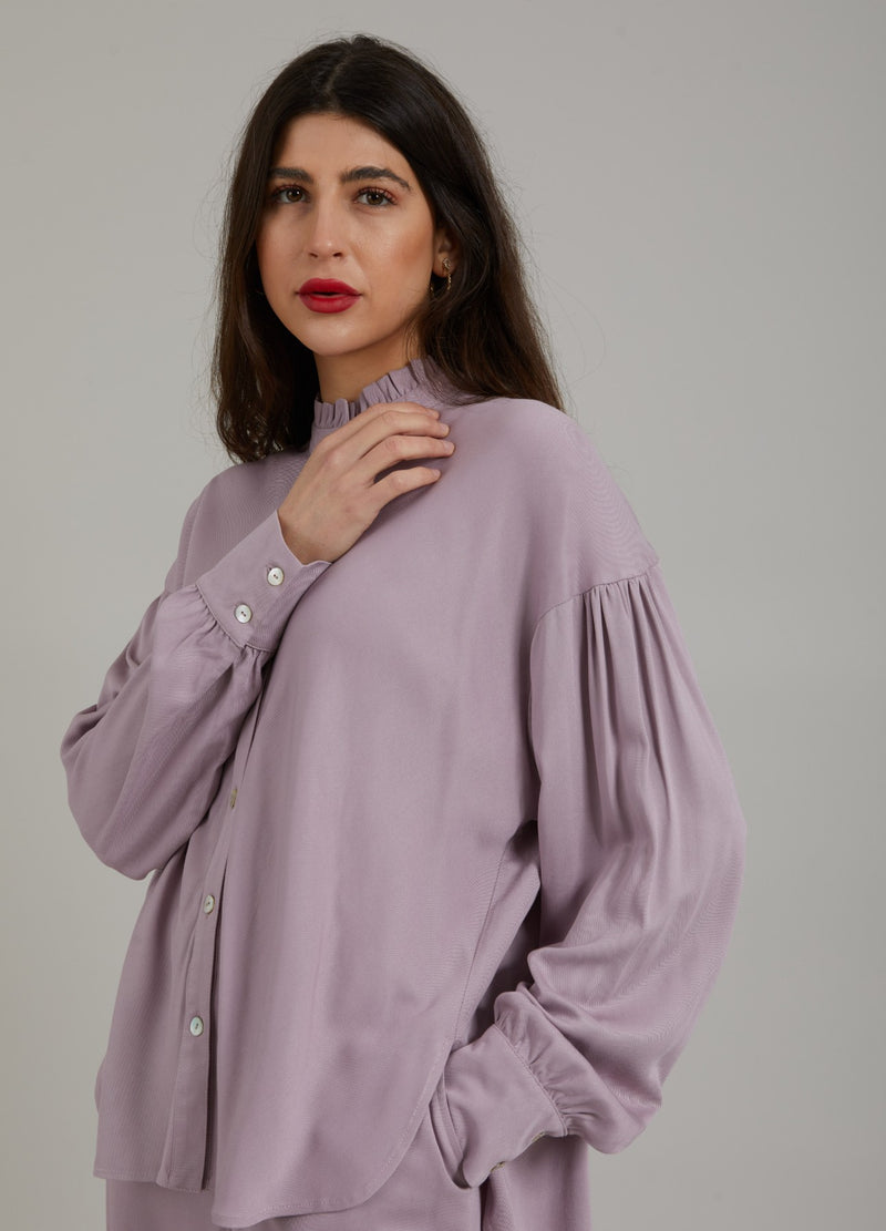 Coster Copenhagen SHIRT IN ECOVERO LENZING VISCOSE Shirt/Blouse Dusty purple - 855
