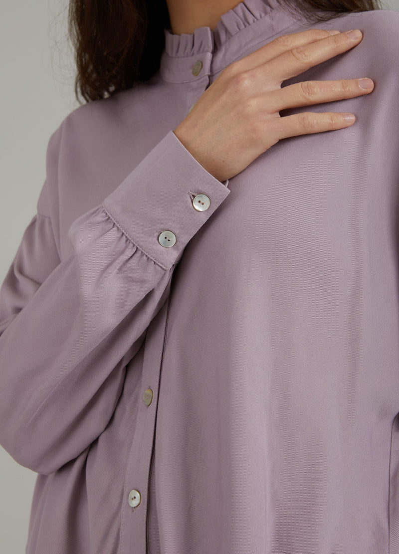 Coster Copenhagen SHIRT IN ECOVERO LENZING VISCOSE Shirt/Blouse Dusty purple - 855