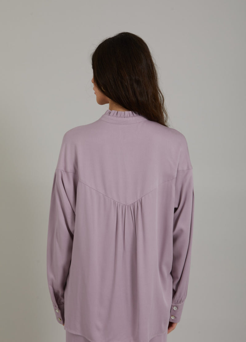 Coster Copenhagen SHIRT IN ECOVERO LENZING VISCOSE Shirt/Blouse Dusty purple - 855
