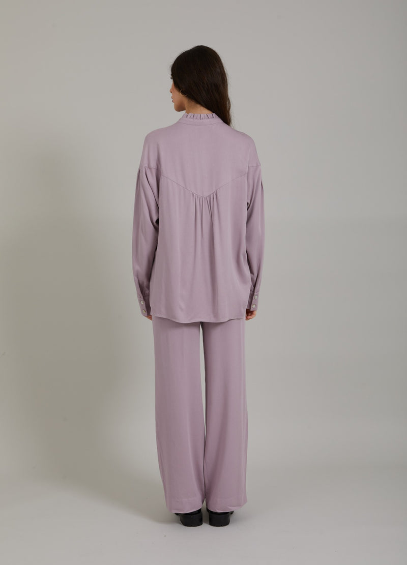 Coster Copenhagen SHIRT IN ECOVERO LENZING VISCOSE Shirt/Blouse Dusty purple - 855