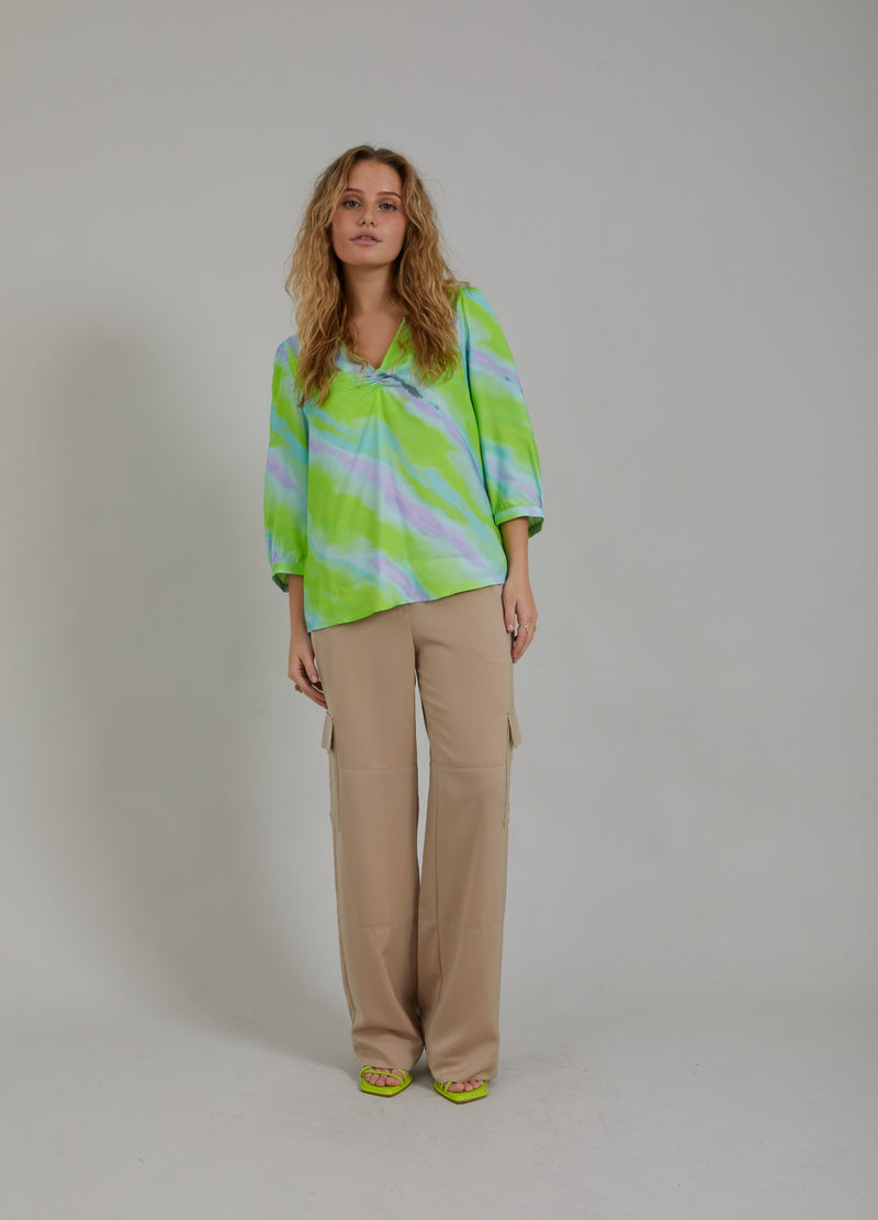 Coster Copenhagen SHIRT W. FADED STRIPE PRINT Shirt/Blouse Faded stripe print - 903