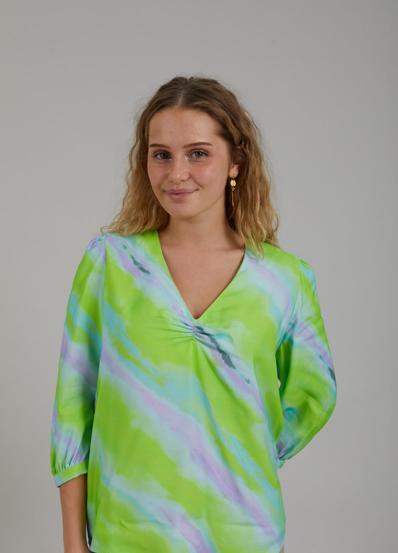 Coster Copenhagen SHIRT W. FADED STRIPE PRINT Shirt/Blouse Faded stripe print - 903