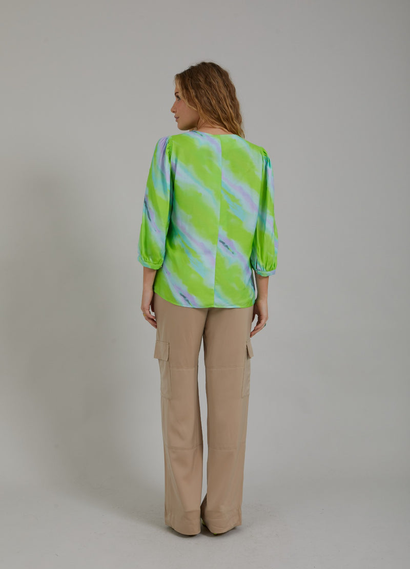 Coster Copenhagen SHIRT W. FADED STRIPE PRINT Shirt/Blouse Faded stripe print - 903