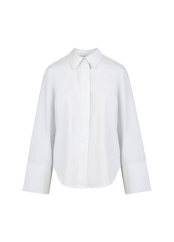 Coster Copenhagen SHIRT WITH BACK PLEATS Shirt/Blouse White - 200