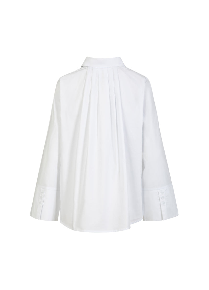 Coster Copenhagen SHIRT WITH BACK PLEATS Shirt/Blouse White - 200