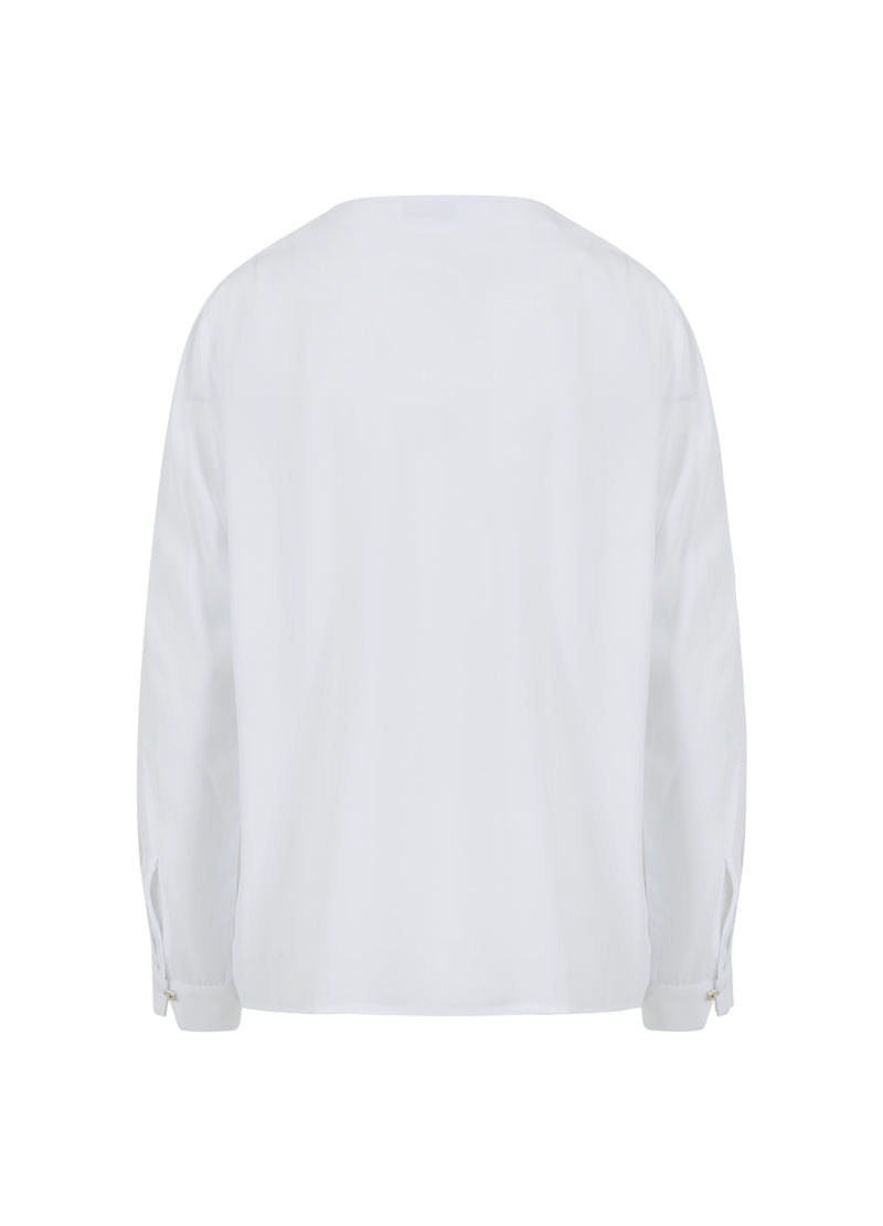Coster Copenhagen SHIRT WITH GATHERINGS Shirt/Blouse White - 200