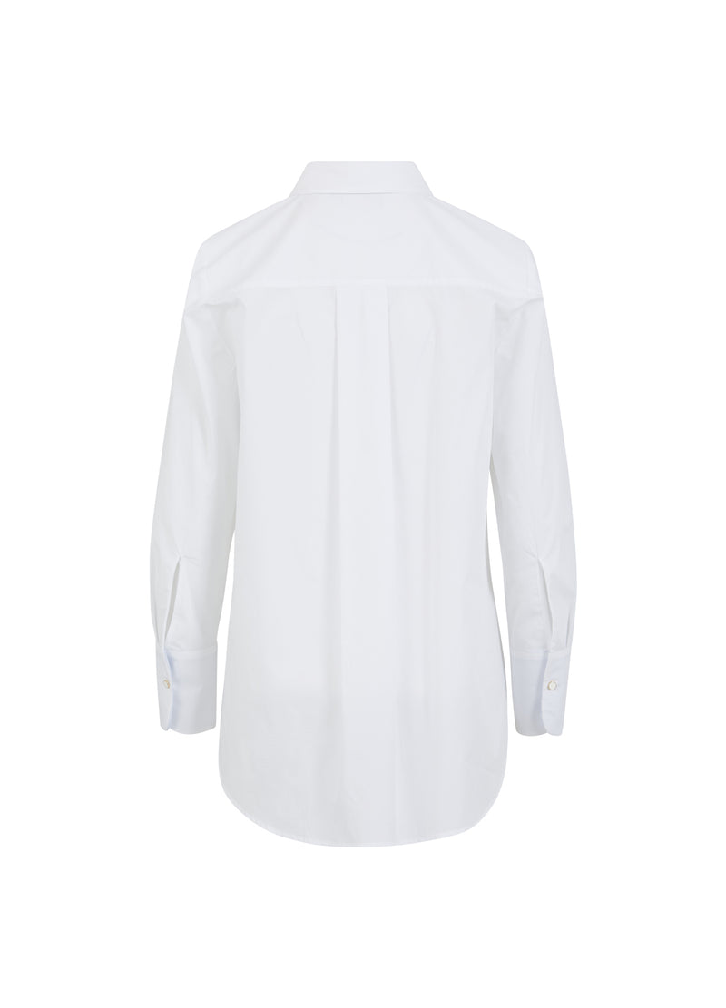 Coster Copenhagen SHIRT WITH HIDDEN PLACKET Shirt/Blouse White - 200