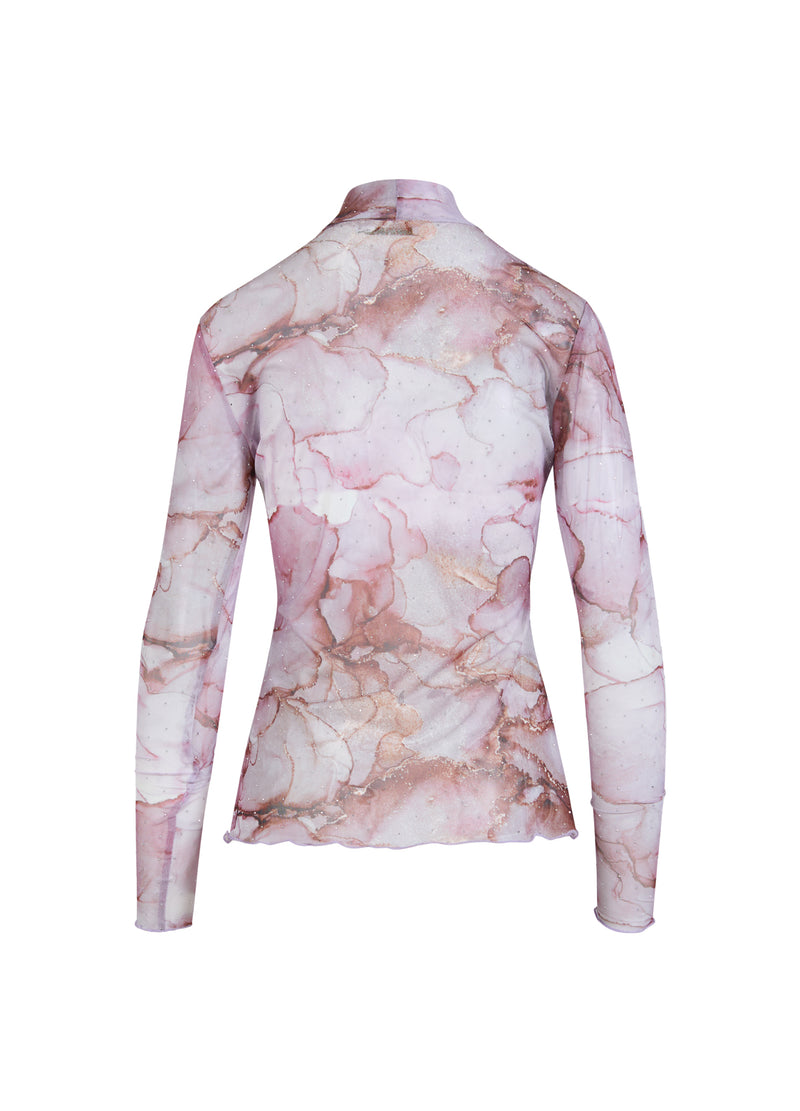 Coster Copenhagen SHIRT WITH MESH Shirt/Blouse Rose dye mesh - 991