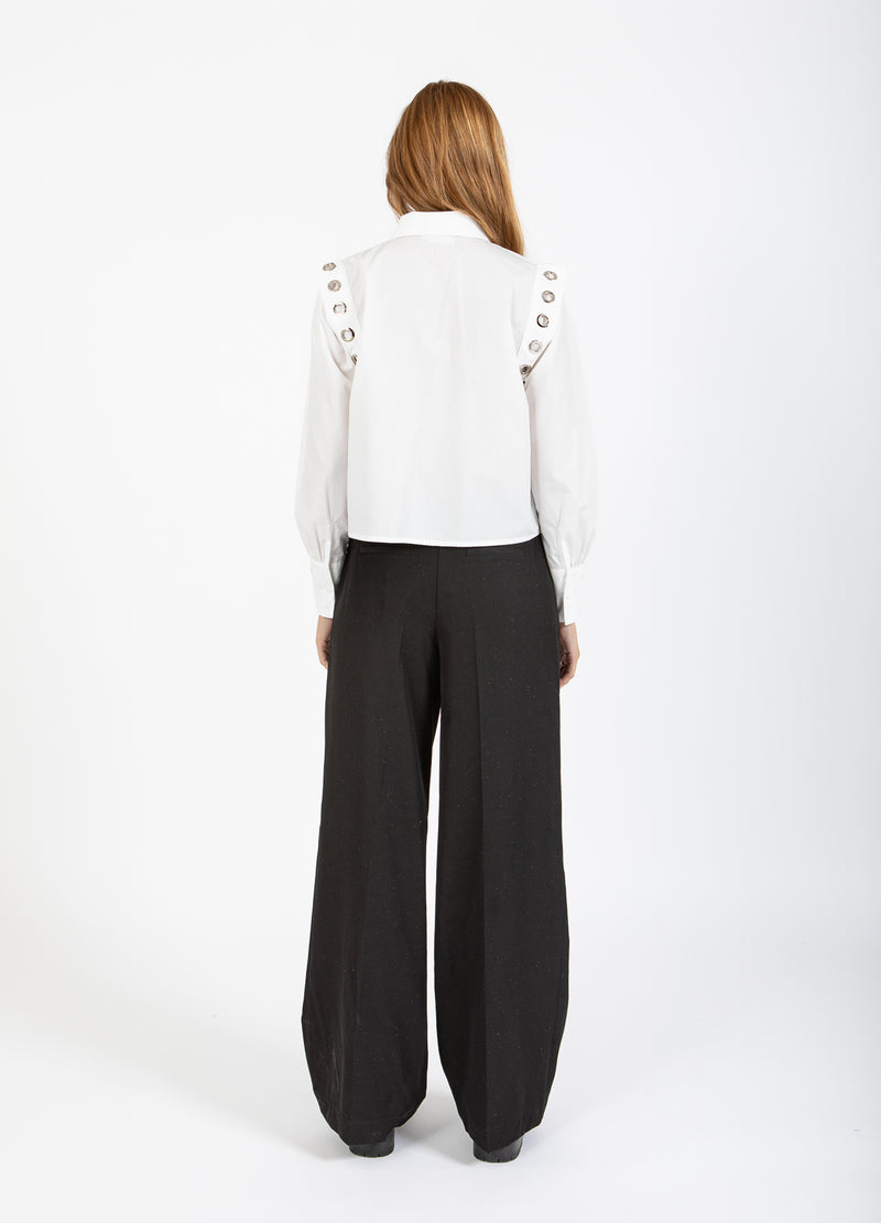 Coster Copenhagen SHIRT WITH METAL HOLES Shirt/Blouse White - 200