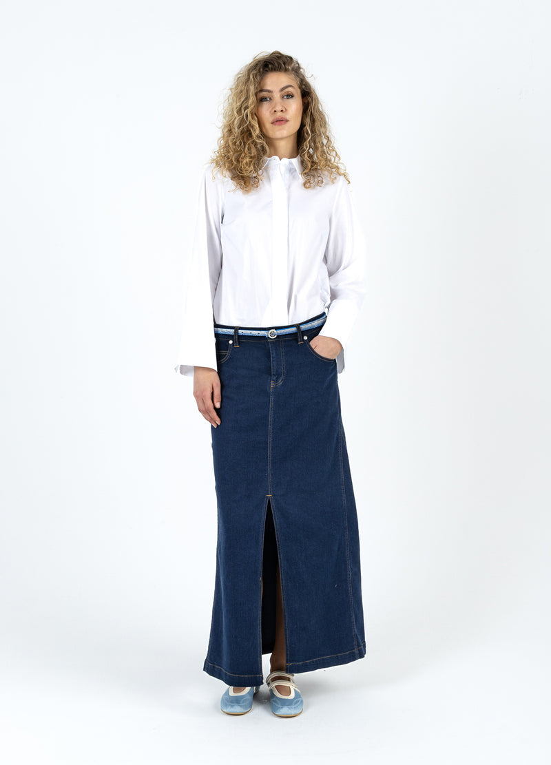Coster Copenhagen SHIRT WITH PLEATS Shirt/Blouse White - 200