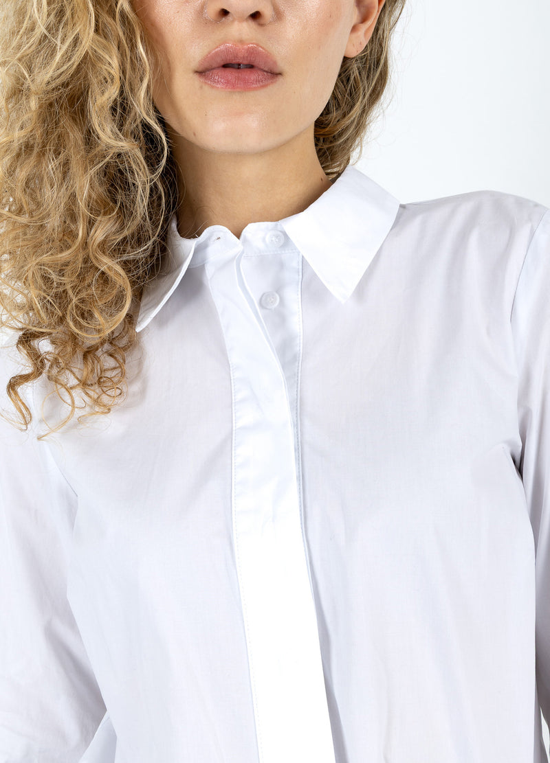 Coster Copenhagen SHIRT WITH PLEATS Shirt/Blouse White - 200