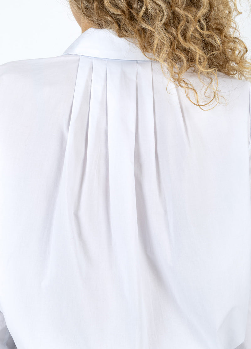 Coster Copenhagen SHIRT WITH PLEATS Shirt/Blouse White - 200