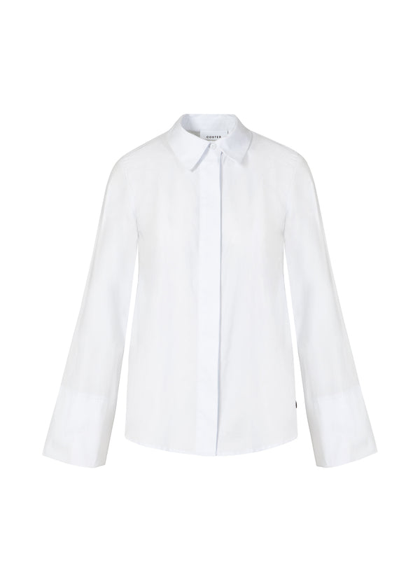 Coster Copenhagen SHIRT WITH PLEATS Shirt/Blouse White - 200