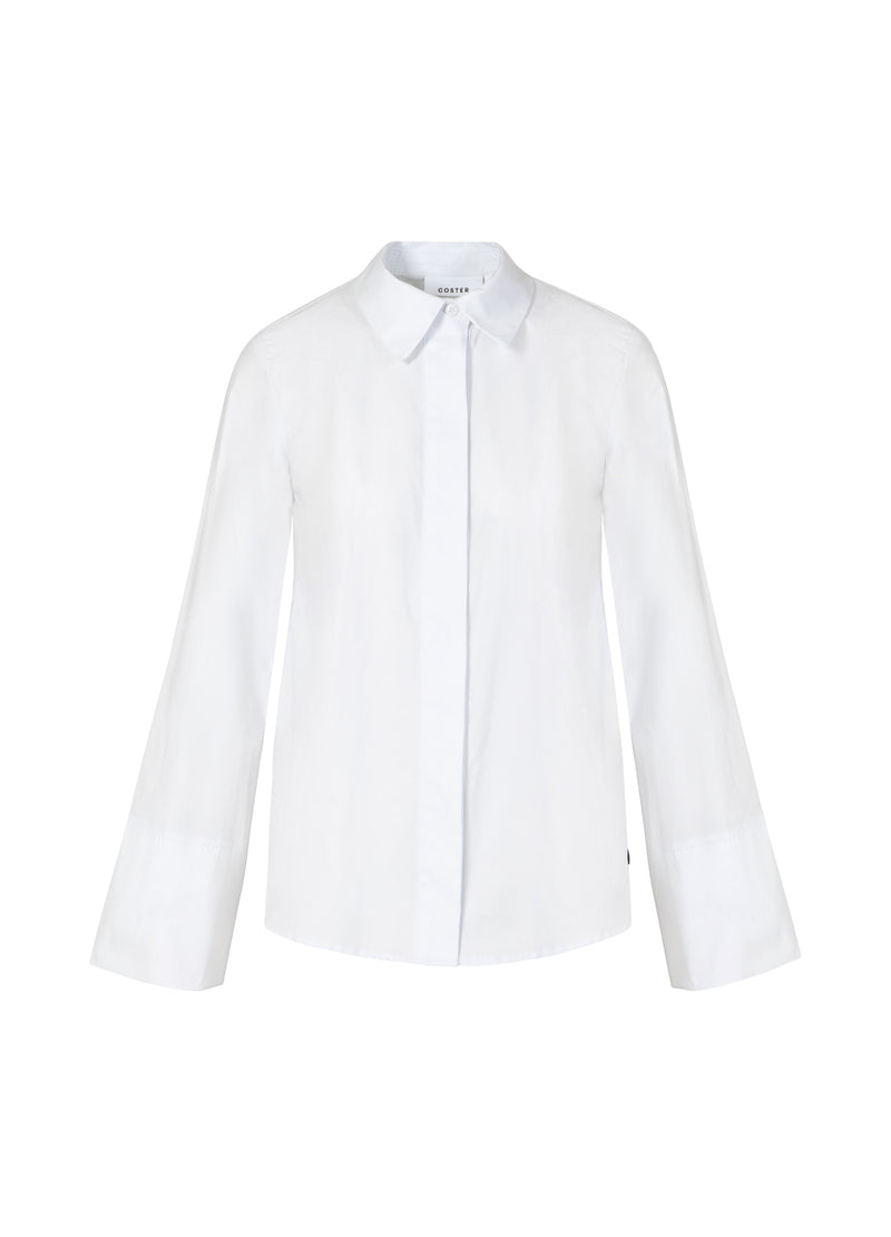 Coster Copenhagen SHIRT WITH PLEATS Shirt/Blouse White - 200