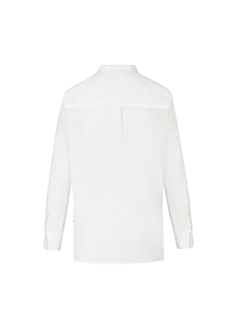 Coster Copenhagen SHIRT WITH ROSE NECKLACE Shirt/Blouse White - 200