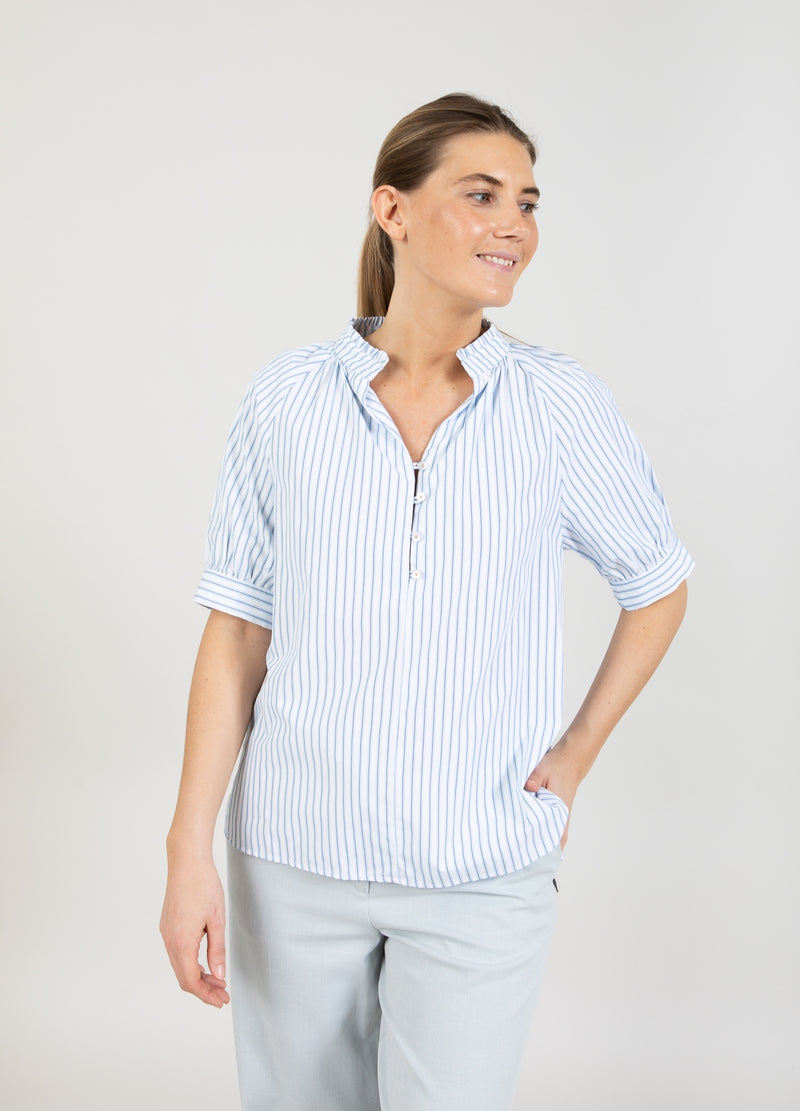 Coster Copenhagen SHIRT WITH STRIPES Shirt/Blouse Petit blue stripe - 530
