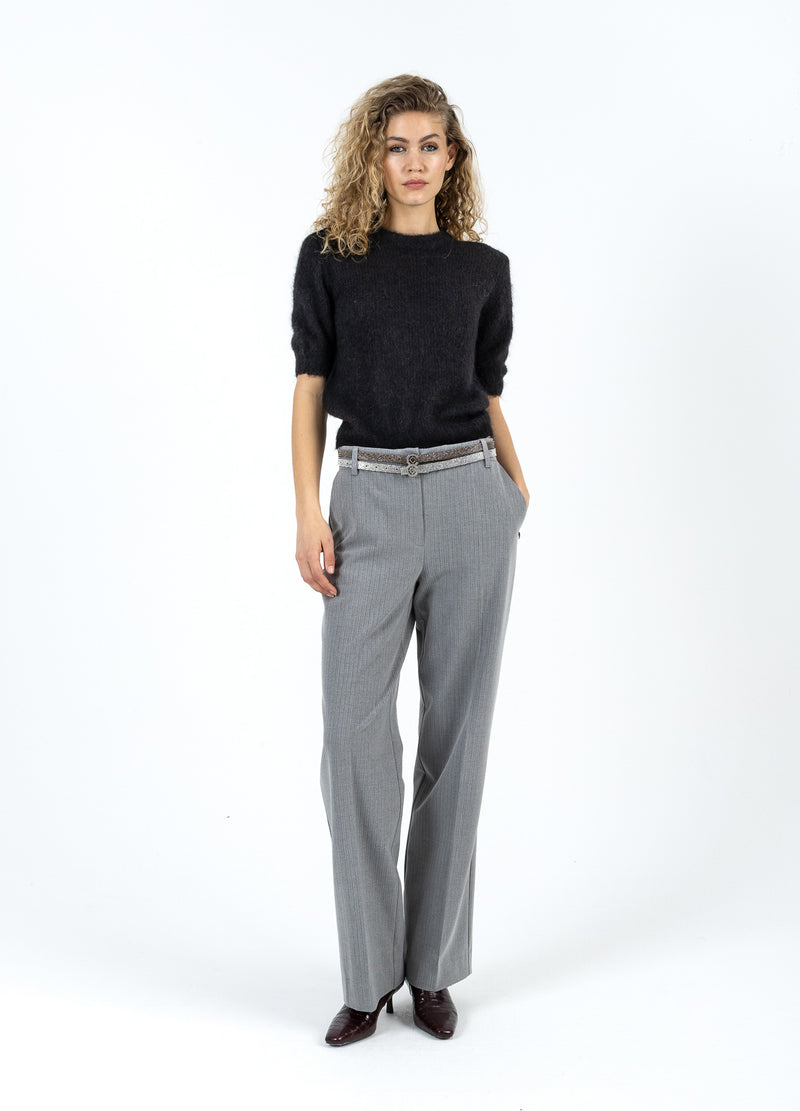 Coster Copenhagen SHORT SLEEVE KNIT IN ALPACA Knitwear Black - 100