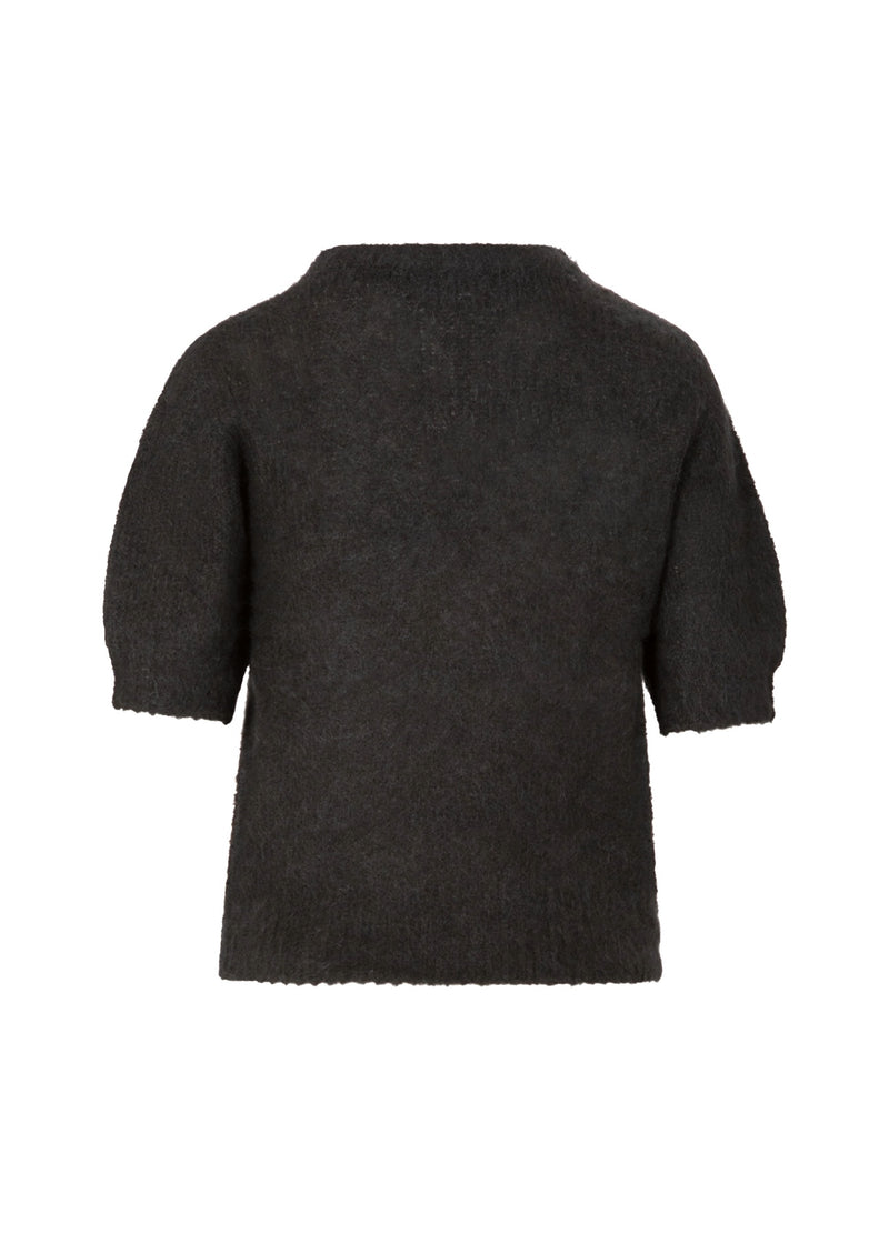 Coster Copenhagen SHORT SLEEVE KNIT IN ALPACA Knitwear Black - 100