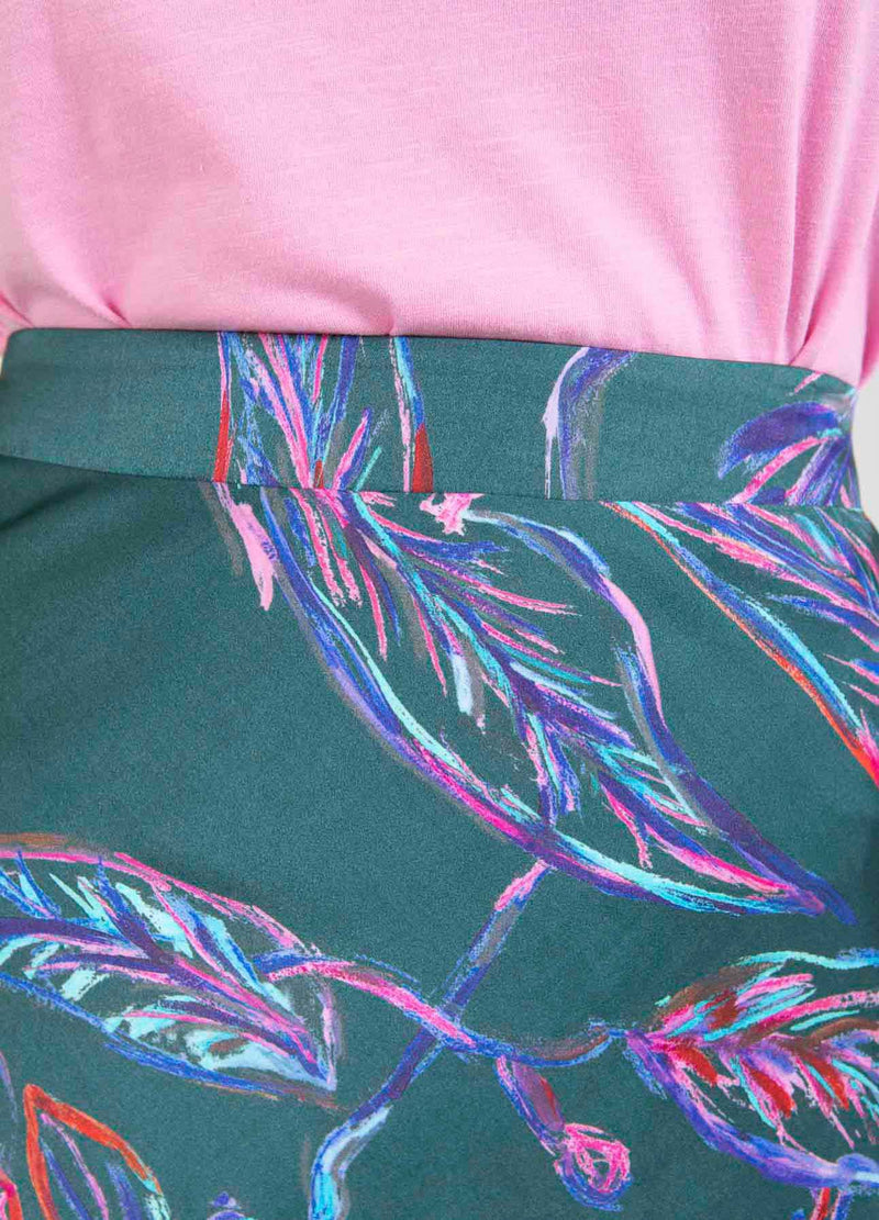 Coster Copenhagen SKIRT IN MULTI LEAVES PRINT Skirt Multi leaves print - 939
