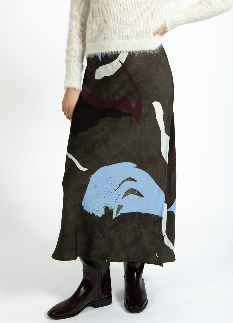 Coster Copenhagen SKIRT IN SHADOW GRAPHIC PRINT Skirt