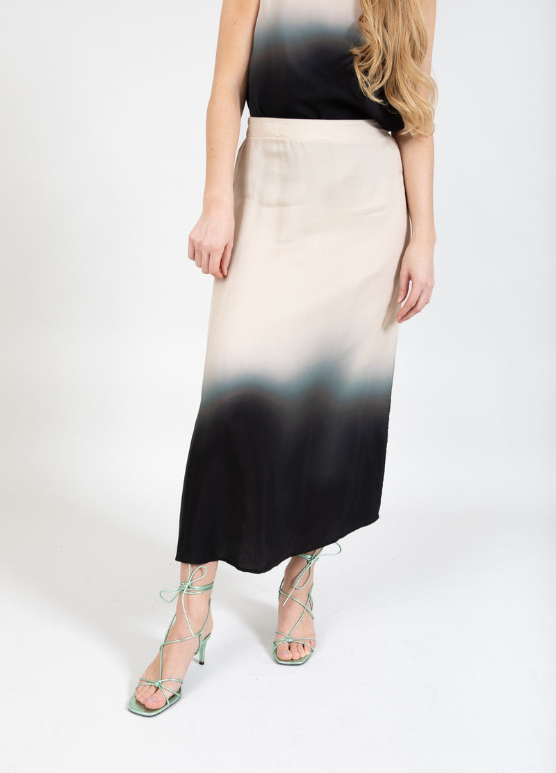 Coster Copenhagen SKIRT IN TWO COLOR FADE PRINT Skirt Two color fade - 997