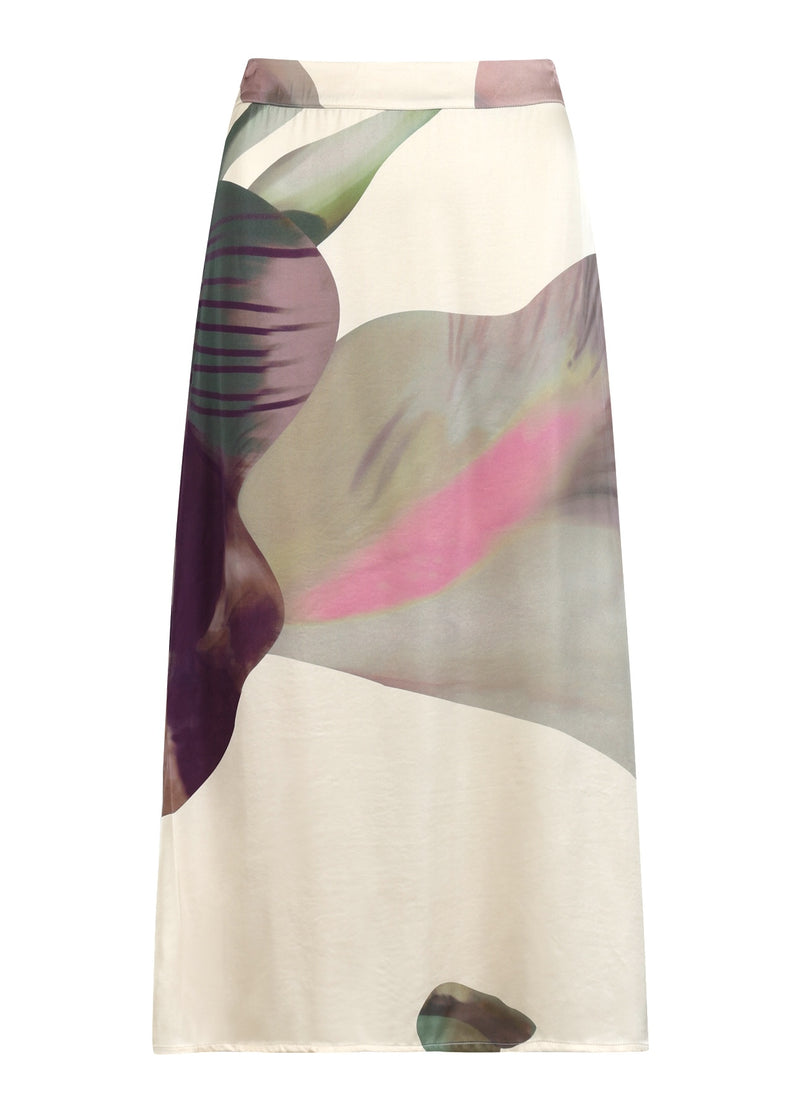 Coster Copenhagen SKIRT WITH LIQUID FLOWER PRINT Skirt Liquid flower print - 926