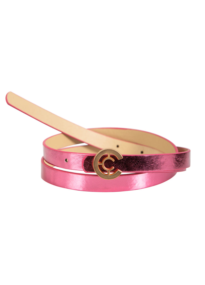 Coster Copenhagen SMALL LOGO BELT Accessories Rose metallic - 630