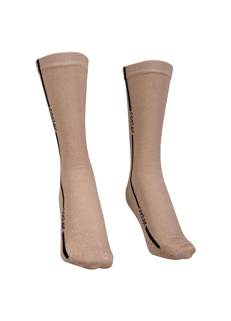 Coster Copenhagen SOCKS WITH GLITTER Accessories Glitter creme - 268