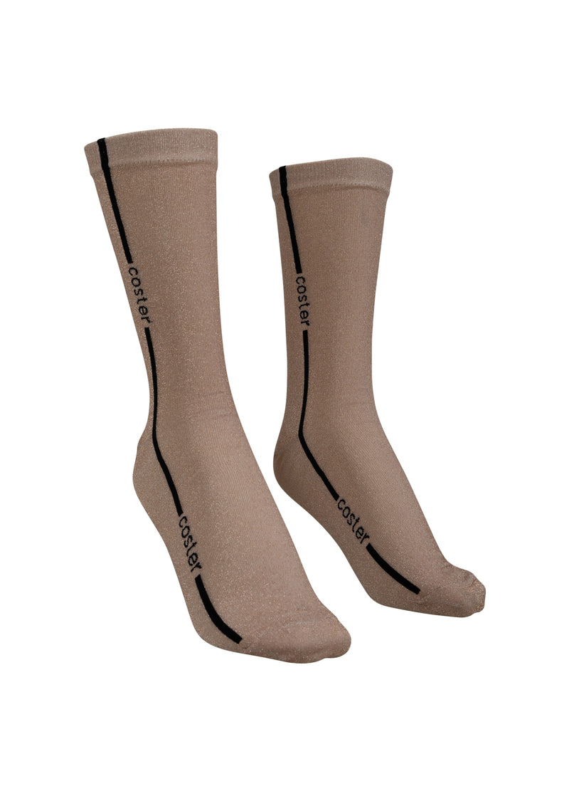 Coster Copenhagen SOCKS WITH GLITTER Accessories Glitter creme - 268