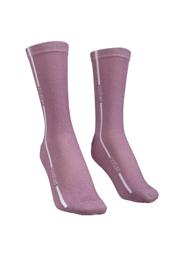 Coster Copenhagen SOCKS WITH GLITTER Accessories Magenta glitter - 687