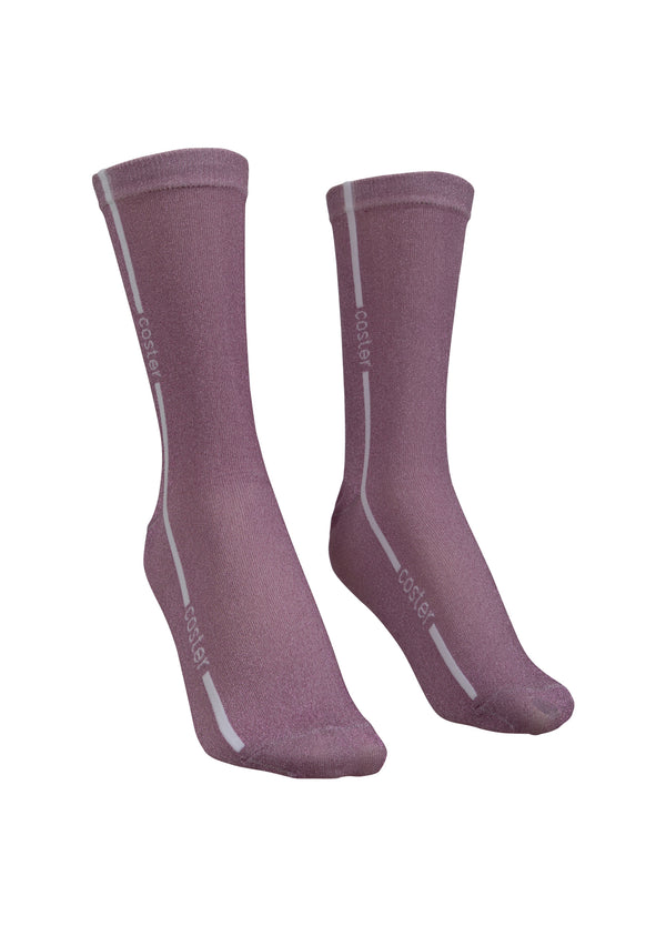 Coster Copenhagen SOCKS WITH GLITTER Accessories Magenta glitter - 687