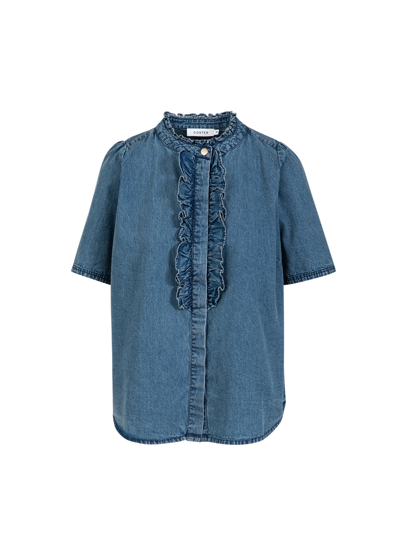 Coster Copenhagen SOFT DENIM SHIRT Shirt/Blouse Denim blue - 559