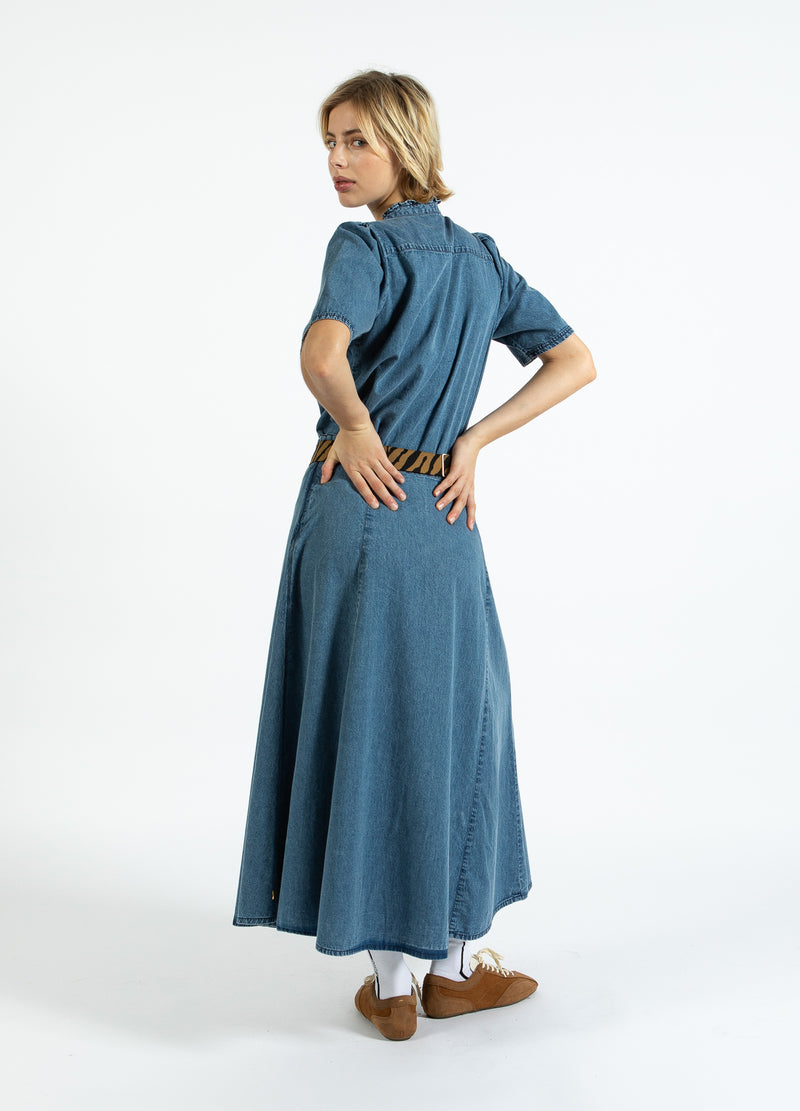 Coster Copenhagen SOFT DENIM SKIRT Skirt Denim blue - 559