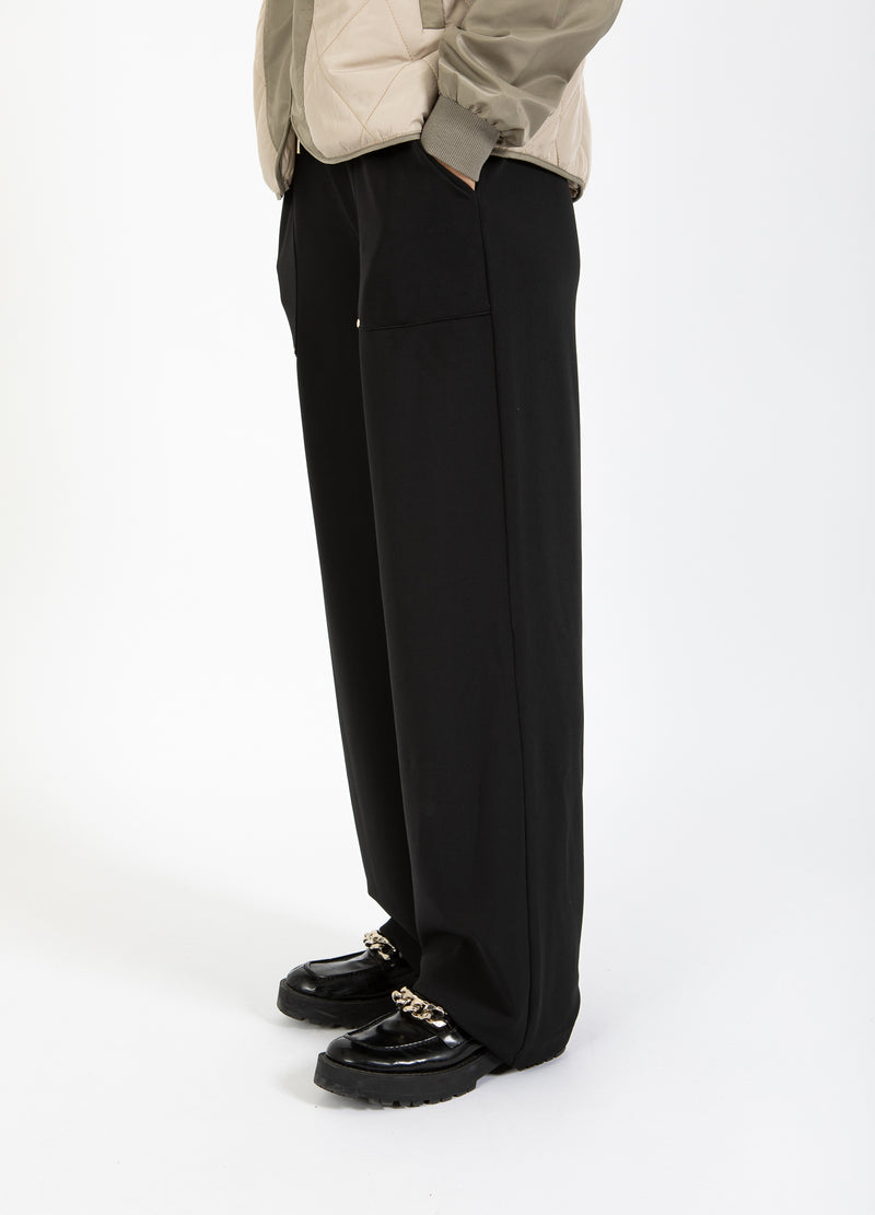 Coster Copenhagen SPORTY PANTS - SILLE FIT Pants Black - 100