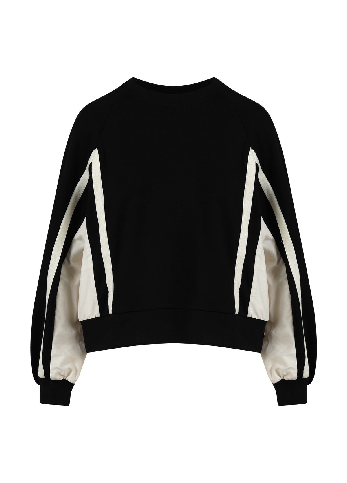Sporty Sweat in Two Colours | Creme/Black