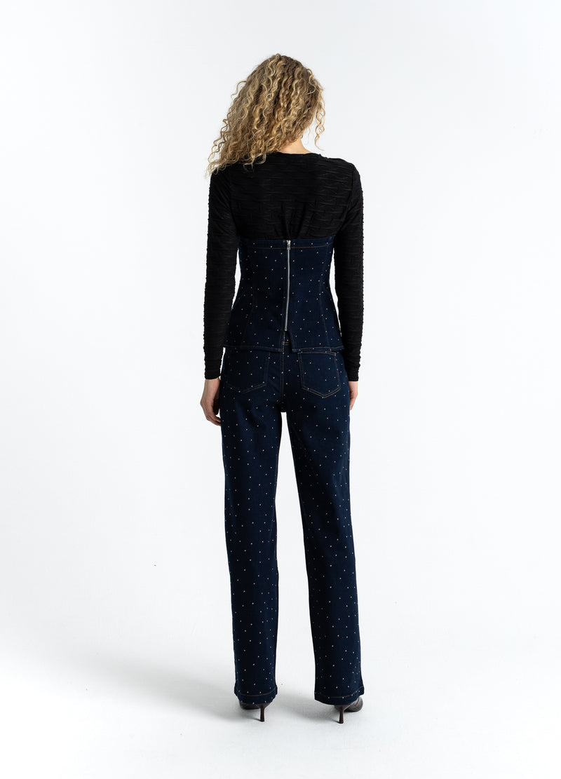 Coster Copenhagen STRUCTURE BLOUSE Shirt/Blouse Black - 100