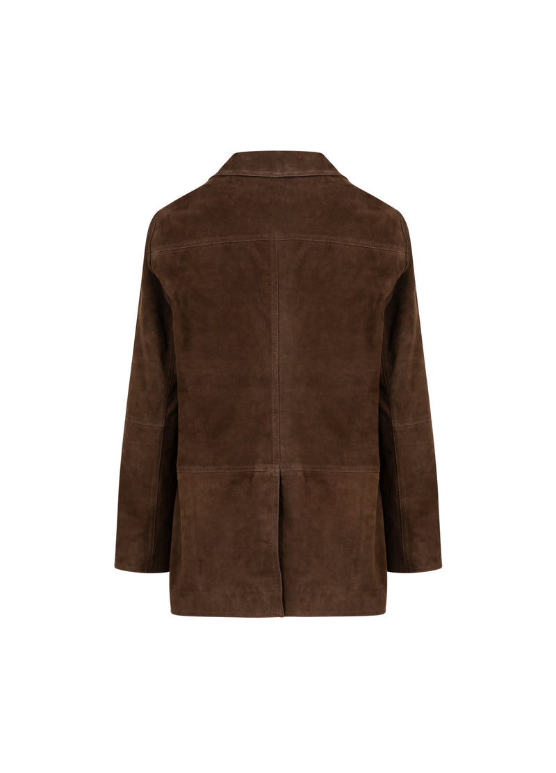 Coster Copenhagen SUEDE JACKET Blazer Warm brown - 367
