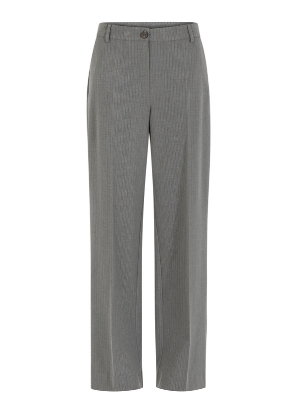 Coster Copenhagen SUIT PANTS - PETRA FIT Pants Mist grey pin stripe - 175