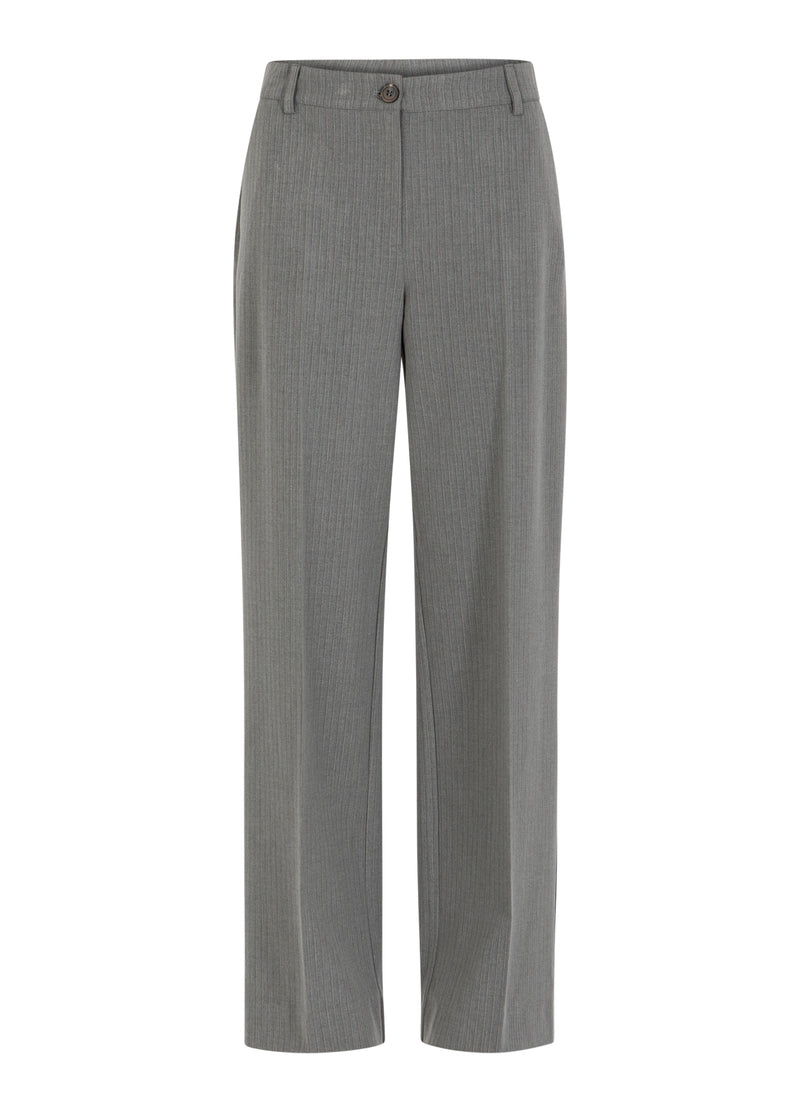 Coster Copenhagen SUIT PANTS - PETRA FIT Pants Mist grey pin stripe - 175
