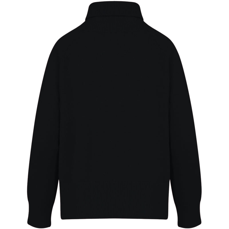 Coster Copenhagen SWEATER WITH HIGH NECK - COMFY KNIT Knitwear Black - 100