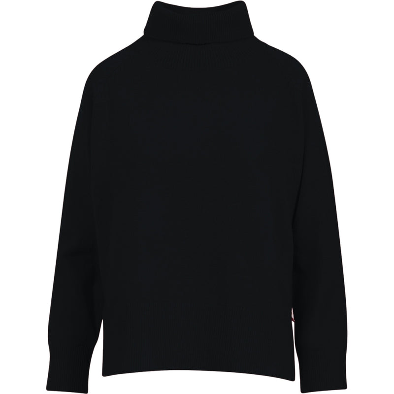 Coster Copenhagen SWEATER WITH HIGH NECK - COMFY KNIT Knitwear Black - 100