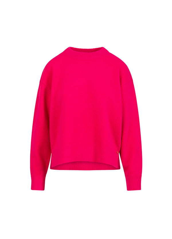 Coster Copenhagen SWEATER WITH ROUND NECK - COMFY Knitwear Hot pink - 683