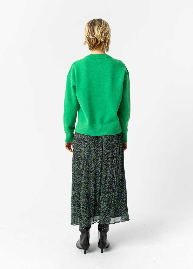 Coster Copenhagen SWEATER WITH ROUND NECK - COMFY Knitwear Lush green - 444